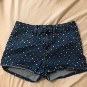 SO Denim polka dot shorts